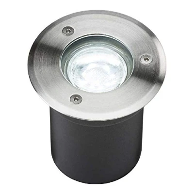 Image of KnightsBridge 230V IP65 3W LED Stainless Steel Recessed Ground Light 6000K