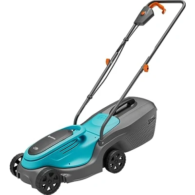 Image of Gardena Battery Lawnmower PowerMax 30/18V P4A without battery: 30 cm cutting width, 3565 mm height, 25 l catcher capacity, ergonomic handle, foldable frame, brushless motor (14630 55)