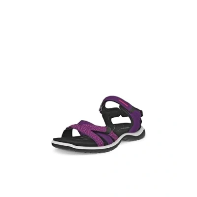 Image of ECCO Offroad ROAM Walking sandals, Women&#039;s, Size: 4 4.5, Imperial purple/beetroot Leather and textile