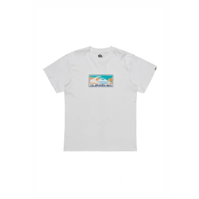 Image of Quiksilver EV Gradient BOX Print Tshirt, Men&#039;s, Size: XS, Wbb