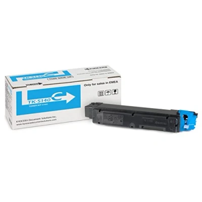 Image of Kyocera Toner Cartridge TK 5140 C CYAN 5.000 Pages High Capacity Genuine Premium Printer 1T02NRCNL0 T02NRCNL for ECOSYS M6030cdn, M6530cdn, P6130cdn