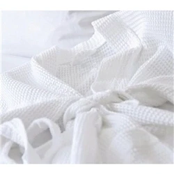 Image of Mitre Comfort Langley Bathrobe Belt White