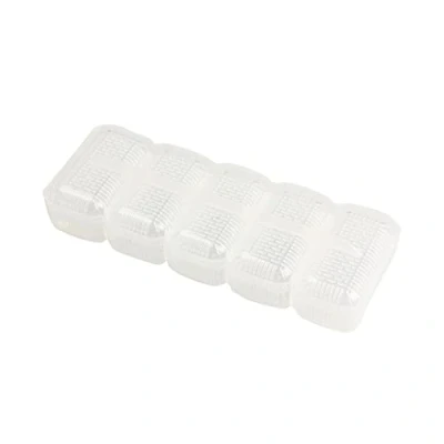 Image of Sushi Mould,Rice Ball Mold Japanese Nigiri Simple Form with 5 Grids Onigiri Bento Maker DIY Tool 5Pcs Rice Press