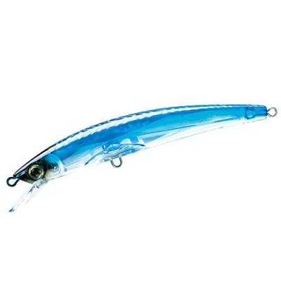 Image of Yo Zuri Crystal 3D Minnow Magnum Lure, Silver Black, 6 1/2 Inch
