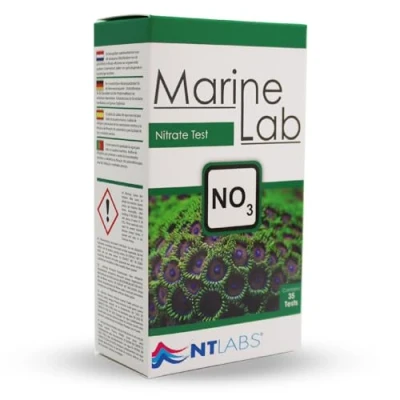 Image of NT Labs Marine Lab Nitrate Test Kit, Aquarium Water Testing Accurate Results, Contains up to 35 Tests.