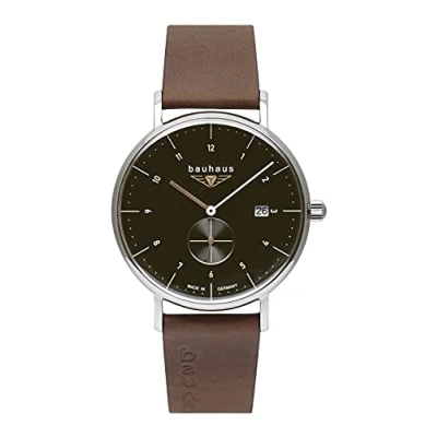 Image of Bauhaus Men&#039;s Quartz Watch 2132 2, Charcoal, Standard Size, Strap.