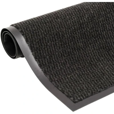 Image of vidaXL Dust Control Mat Rectangular Tufted 90x150 cm Black