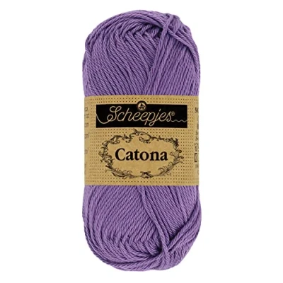 Image of Scheepjes Catona 113 Delphinium Yarn 1x50g