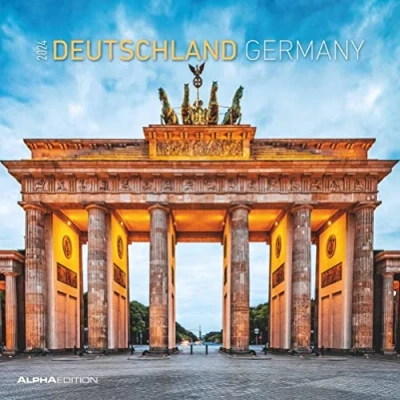 Image of Germany 2024 Brochure Calendar 30 x cm (30 60 Open) with Space for Notes Wall