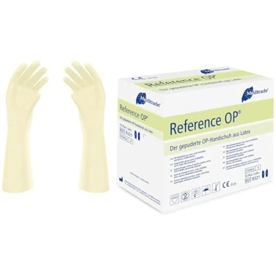 Image of Reference™ OP Surgical Glove in Pure Latex, Sterile, Powdered, Size 7.5, x50pairs