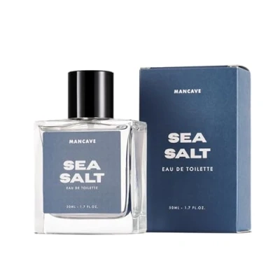 Image of ManCave Sea Salt Eau De Toilette for Men, 50ml, mens Perfume with Moss &amp; Driftwood, Aftershave, Gift Him, UK Formulated EDT Fragrance