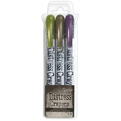 Image of Tim Holtz Distress Holiday Crayon Pearl Set 1, Multi, One size, TSHK77466