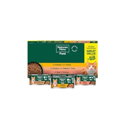 Image of Natures Menu Especially for Cats Multipack Wet Cat Food Cans 12 x 85g