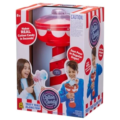 Image of Character Options 93171CO Portable Handheld Rechargable Battery Easy to use Cotton Candy Maker for Kids, Multicolour