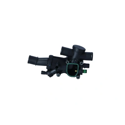 Image of 30757523, 8653805 Engine thermostat NRF 725281 83C with sensor, seal ring housing VOLVO: C70 2 Cabriolet, C30, FORD: MONDEO 4 Stufenheck