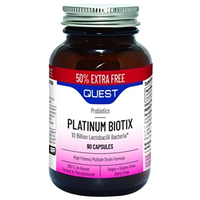 Image of Quest Platinum Biotix 90 Capsules (Pack of 4)
