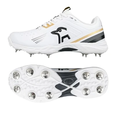Image of Kookaburra KC 3.0 Spike Cricket Shoe Gold/Black 10
