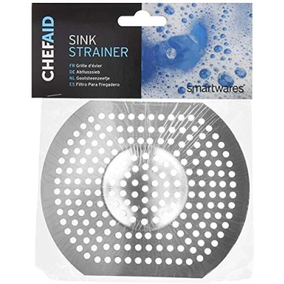 Image of Pick2Basket Large Sink Strainer, Silver, 13.5cm x 11cm