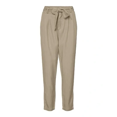 Image of Vero Moda Women&#039;s VMMIA HR Loose TIE Pant GA Petite, Silver Mink, S/P/28