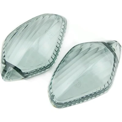 Image of Xerial 2pcs Front or Rear Indicator Lens Compatible For Honda MSX125 CRF250L CMX 300/500 Rebel NC700 NC750 CTX700 Motorcycle Turn Signal Lights Lenses Cover (Smoke)