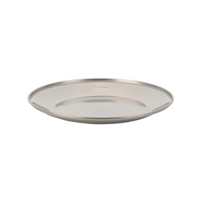 Image of SNOW PEAK Stainless Steel Tableware Plate L, Silver (TW 034K)
