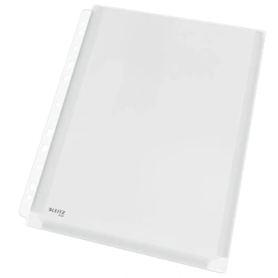 Image of Leitz A4 Premium Transparent Plastic Expanding Pocket Folder Pack of 10, Black, 170 Micron