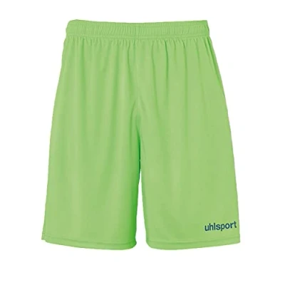 Image of uhlsport Men&#039;s Center Basic Shorts, Flash Green/Petrol, L