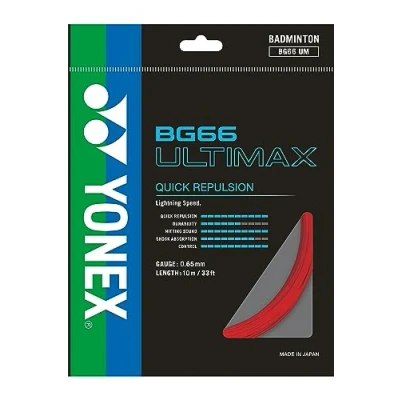 Image of Yonex BG 66 Badminto String Set RED