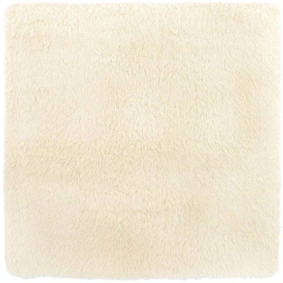 Image of vidaXL Shaggy Rug High Pile NAVARRA Cream 200x200 cm Polyester
