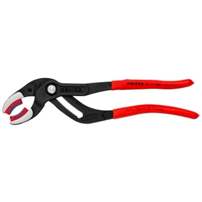 Image of KNIPEX 81 11 250 Tools Pipe Gripping Pliers with Replaceable Plastic Jaws (8111250)