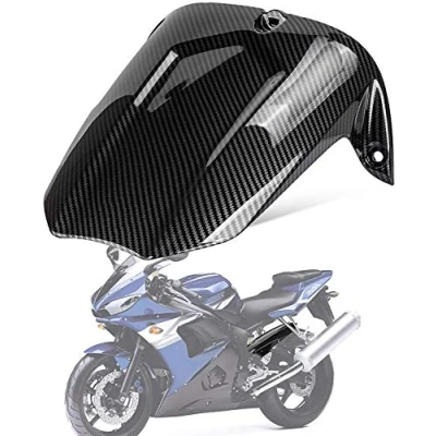 Image of Fender Mudguard, PSLER Carbon Rear Tire Hugger Mud Splash Guard for YZF R6 2003 2004 2005 and R6S 2006 2009