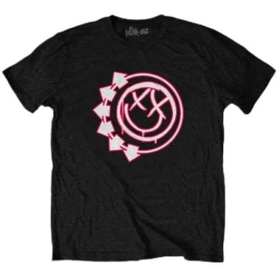 Image of Blink 182 Six Arrow Official Childrens Tee T Shirt Boys Kids 7 8 Years Black