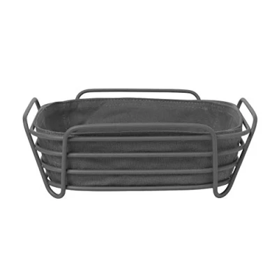 Image of Blomus 63871 Bread Basket 21 x 9.5 cm Black