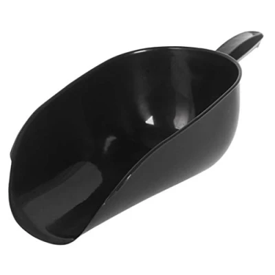 Image of Plastic Food Scoop, Flour Multifunction Kitchen Scoops, for Ice Cube Dry Foods Candy Corns Coffee Beans Pet (Black)