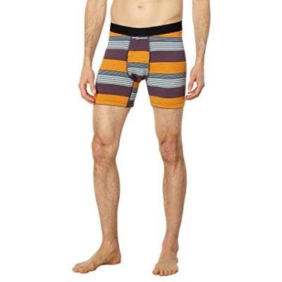 Image of Stance Diatonic Boxer Briefs Brick Striped Cotton Underwear Shorts Medium