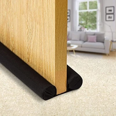 Image of Muove Door Draft Stopper, Size 30&quot; to 36&quot; Under Blocker Air Guard Sound Sweep, Energy Saving