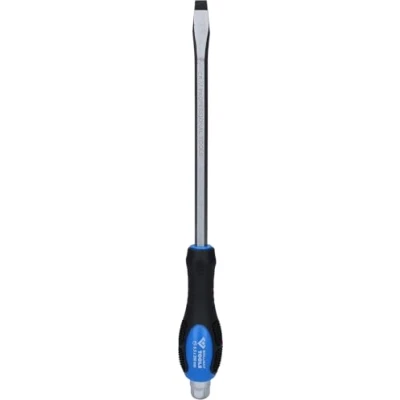 Image of BRILLIANT TOOLS BT034806 Screwdriver Slotted with Impact Cap, 9.5 mm [Powered by KS Tools]