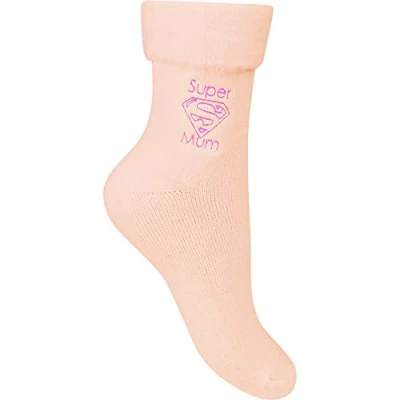Image of Mum Super Soft Cosy Thermal Bed Socks (Super Peach)