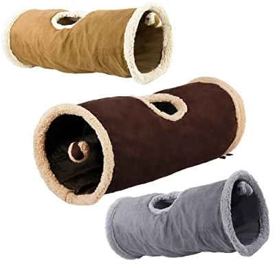 Image of ALL for PAWS Crinkle Cat Tunnel Tube Collapsible Play Toy Fun Rabbits, Kittens, and Dogs… (66CM)