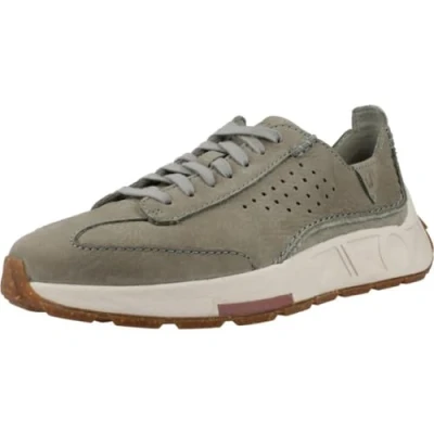 Image of Clarks Women&#039;s Craft Speed. Sneaker, Light Green Nub, 5 UK