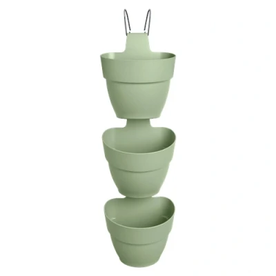 Image of Elho Vibia Campana Vertical Forest Set/3 Pistachio Green