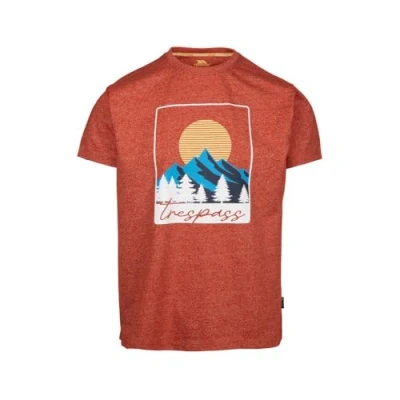 Image of Trespass Mens Casual Fit T Shirt Printed Design QuickDry Top Idukki