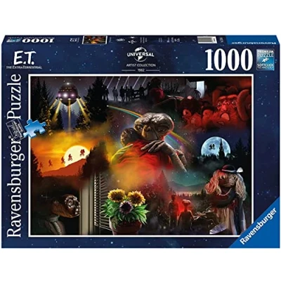 Image of Ravensburger ET Movie Poster 1000 Piece Jigsaw Puzzle for Adults &amp; Kids Age 12 Years Up Father Day Gifts