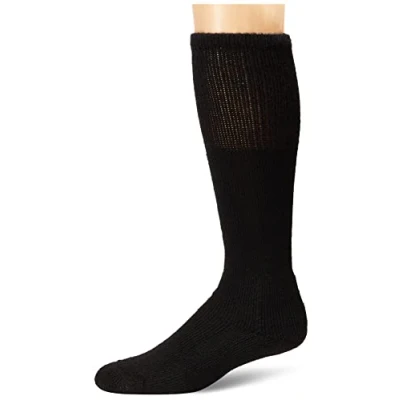Image of 1 Pair Black Military Boot Over the Calf Socks Men&#039;s 5 8 Mens Thorlos