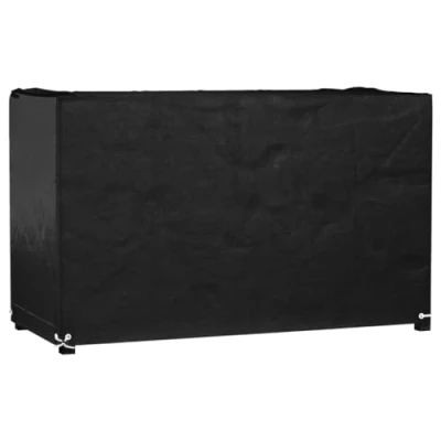 Image of vidaXL Garden Furniture Cover UV Resistant &amp; Water Polyethylene Cover, Ideal for Patio or Outdoor Black