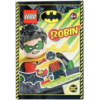 Image of LEGO Super Heroes Robin with Surfboard Minifigure Foil Pack Set 212114 (Bagged)