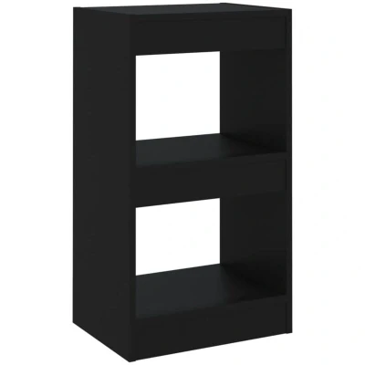 Image of vidaXL Book Cabinet/Room Divider Black 40x30x72 cm
