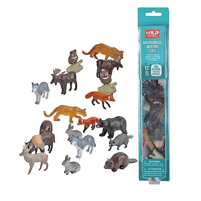 Image of Wild Republic Europe 32 cm Nature Tube North America Playset