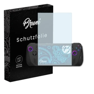 Image of Bruni Screen Protector compatible with Asus ROG Ally X 2024, RC72LA Film, crystal clear Protective Film (2X)