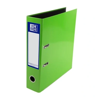 Image of Oxford Premium A4 Lever Arch File, Bright Green Single Folder, Heavy Duty